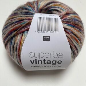 Rico Superbo Wool Fingering Sock Yarn NWT